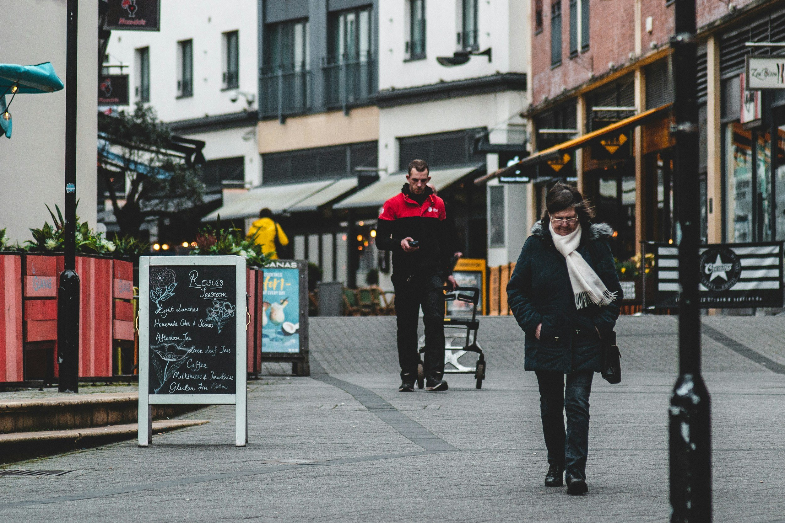 A street in Leamington Spa, Warwickshire