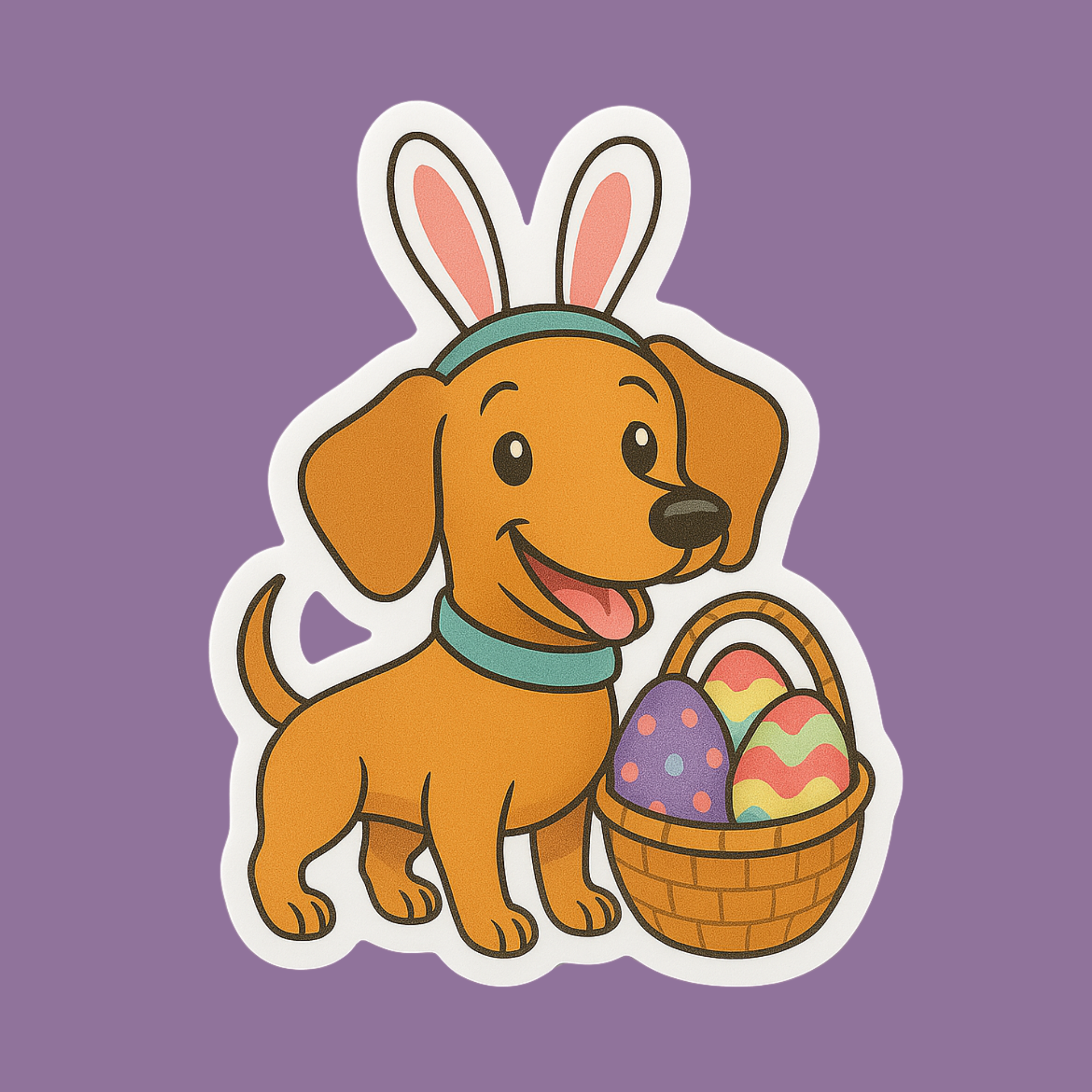 Dachshund Easter Sticker.png