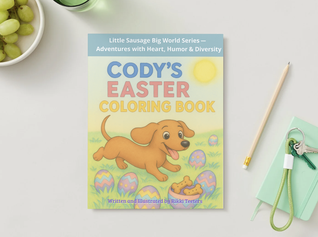 Easter-coloring-book-dachshund-dog-cody.png