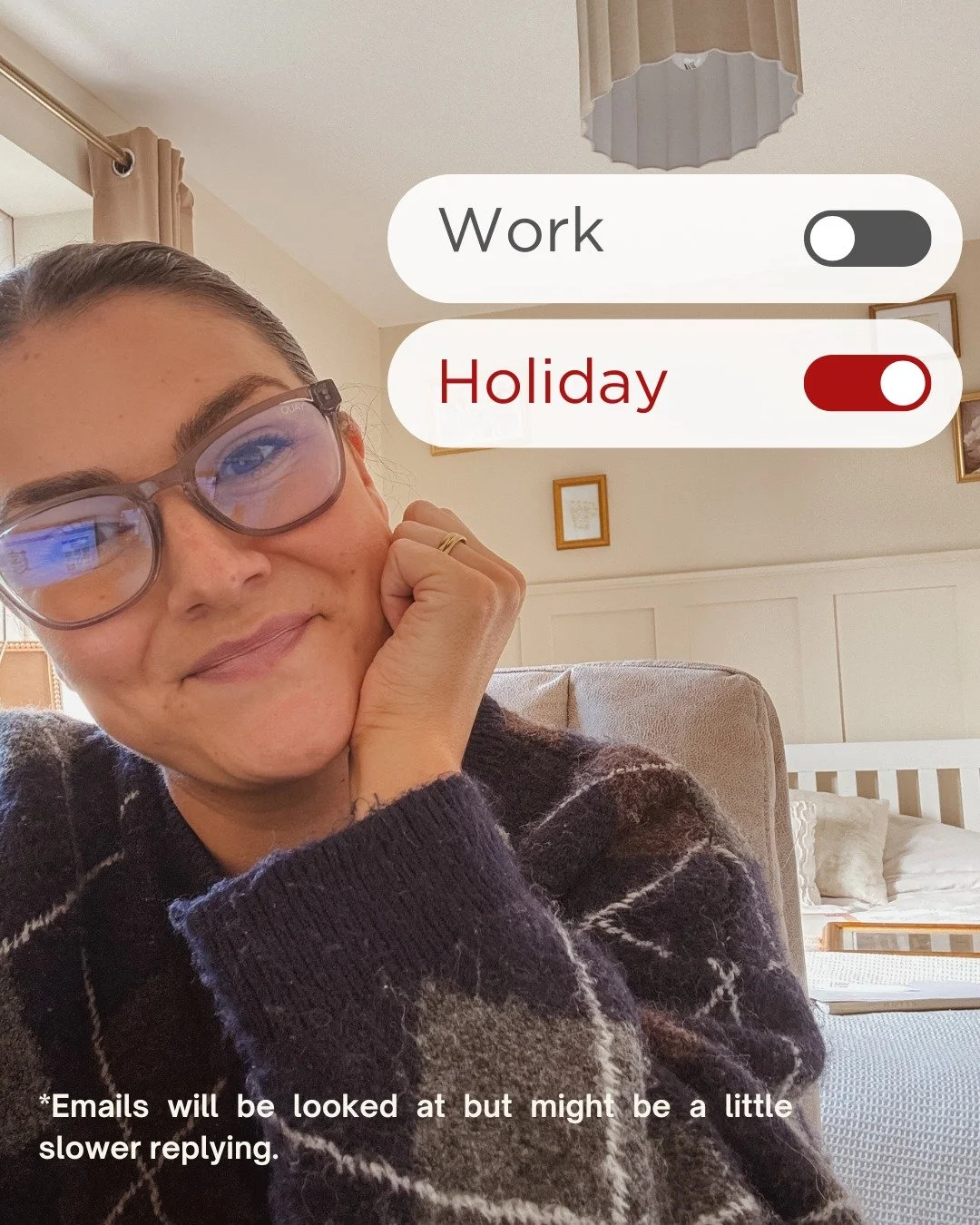 I will be taking a break for a week from tomorrow 🙌 
I will be checking my emails and messages periodically but will be picking most things up again from the 3rd Nov 🥰