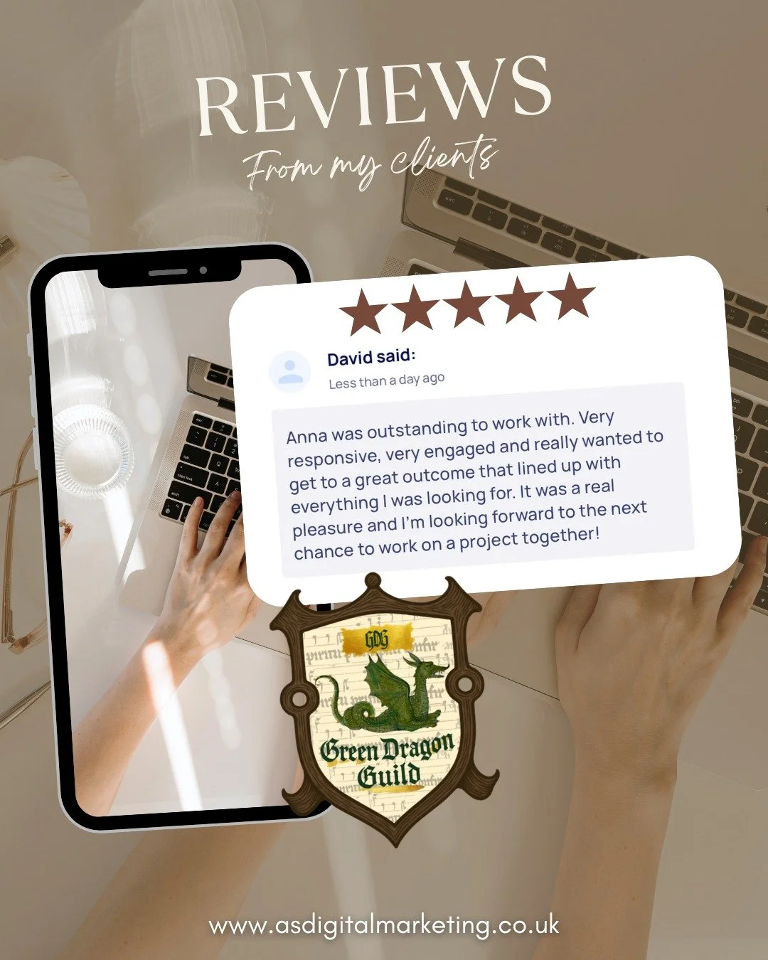 Such a lovely review from a really talented and lovely musician 🥰 
I love the variety of projects and industries that I get to work on doing this job. ✨