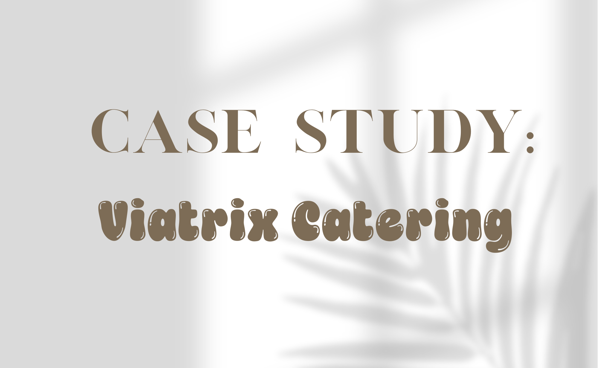 Case Study: Viatrix Catering