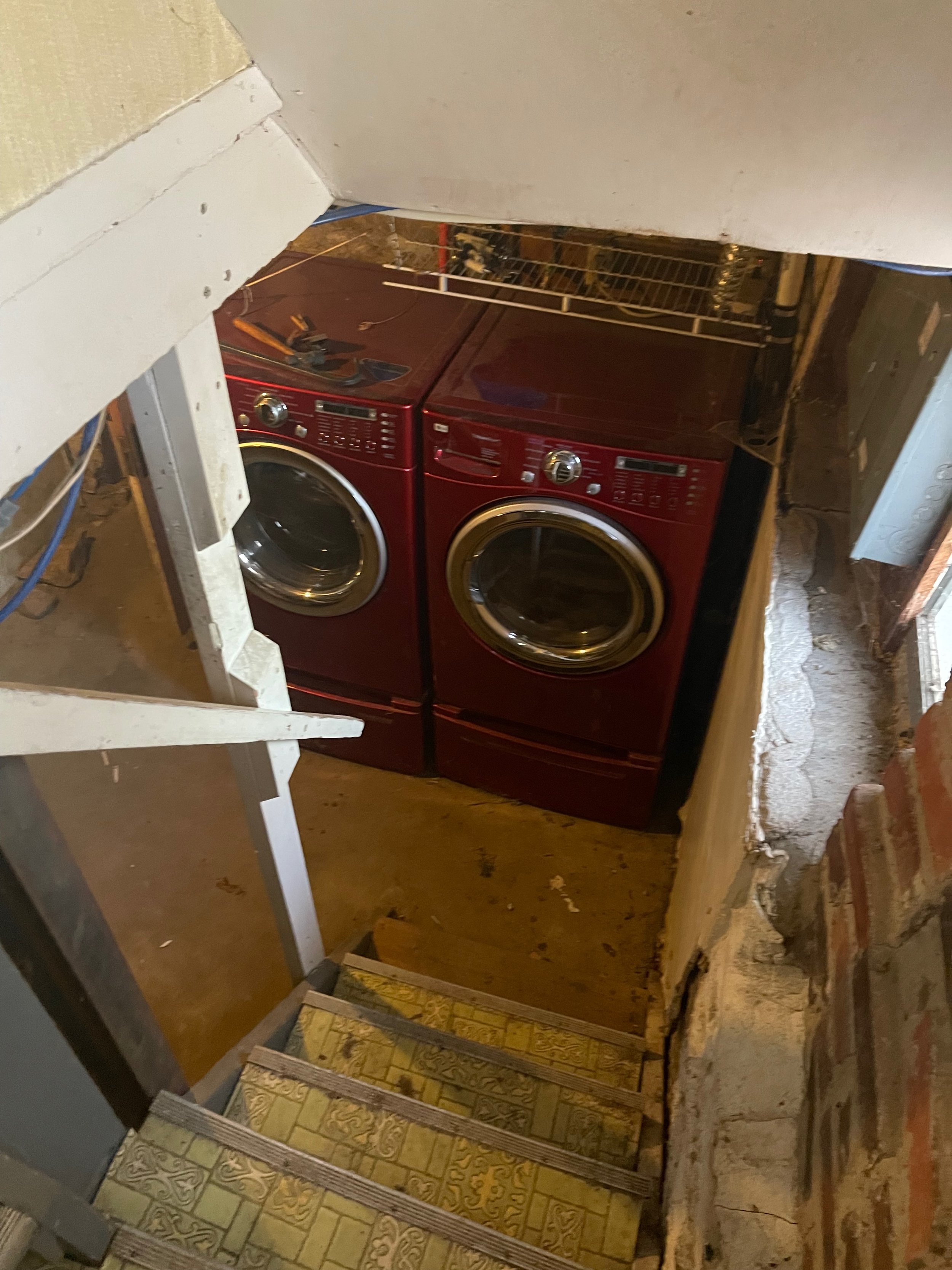 Before-basement laundry