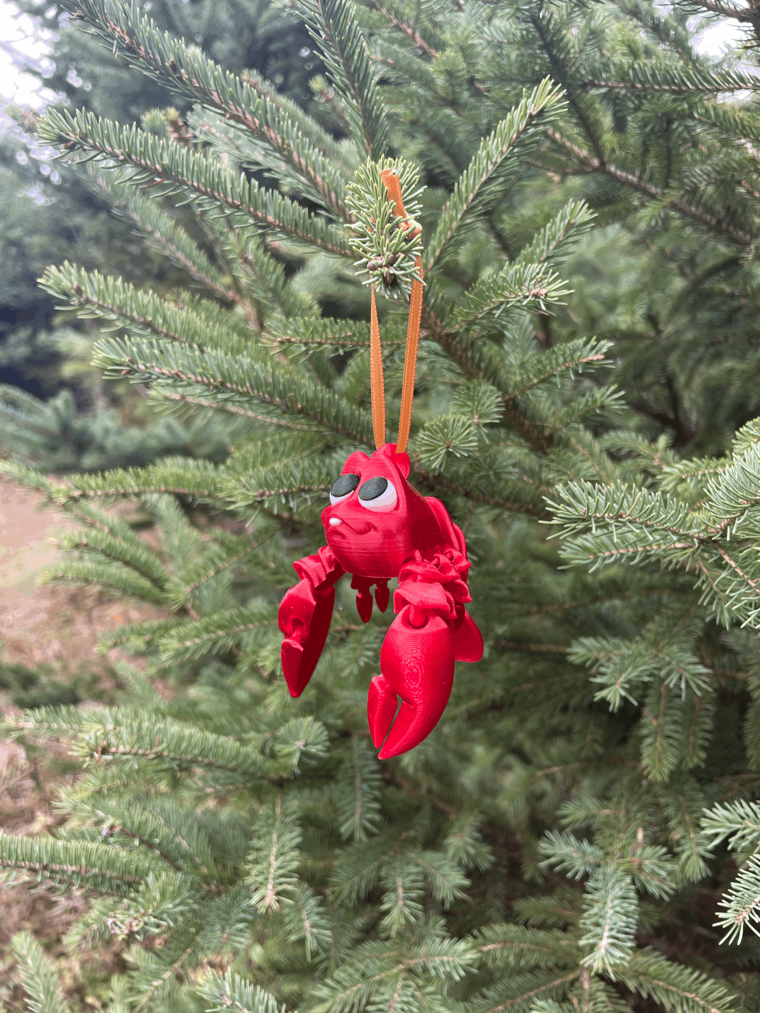 Silk Lobster Ornament