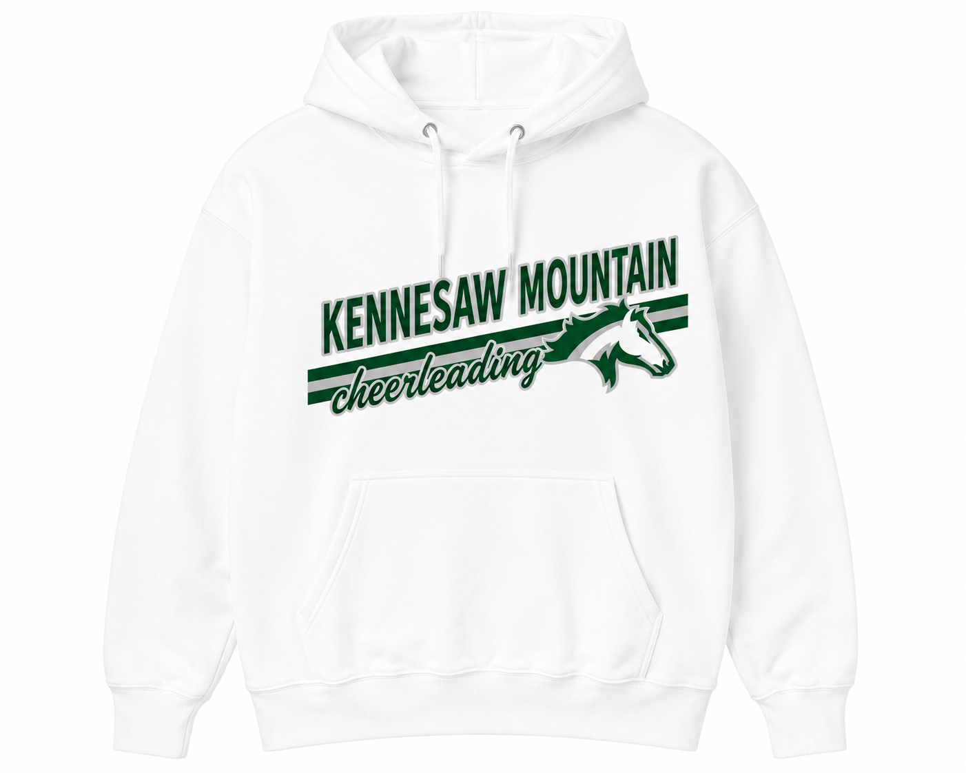 KM Varsity Stripe Cheer Hoody