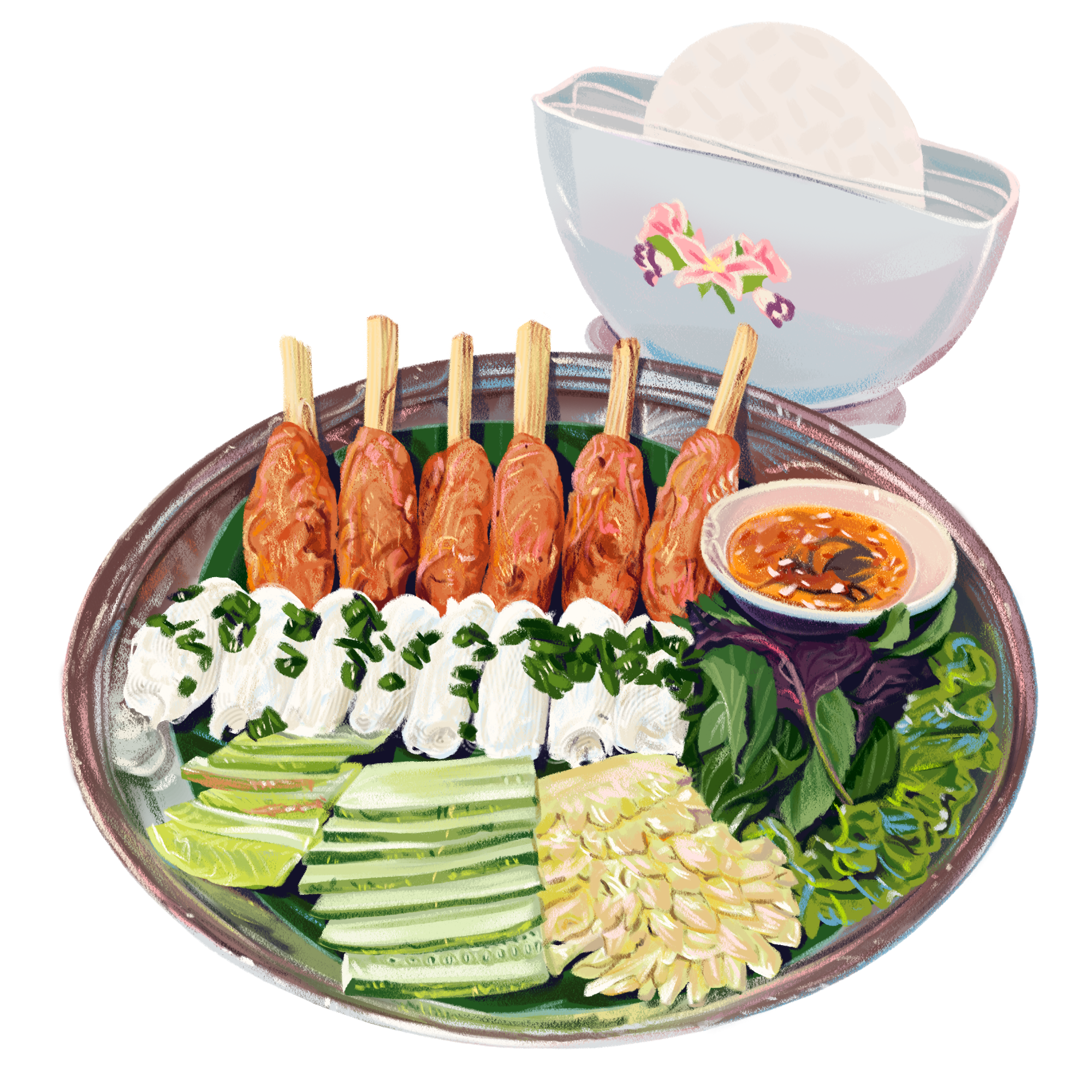 Vietnamese Sugarcane prawn