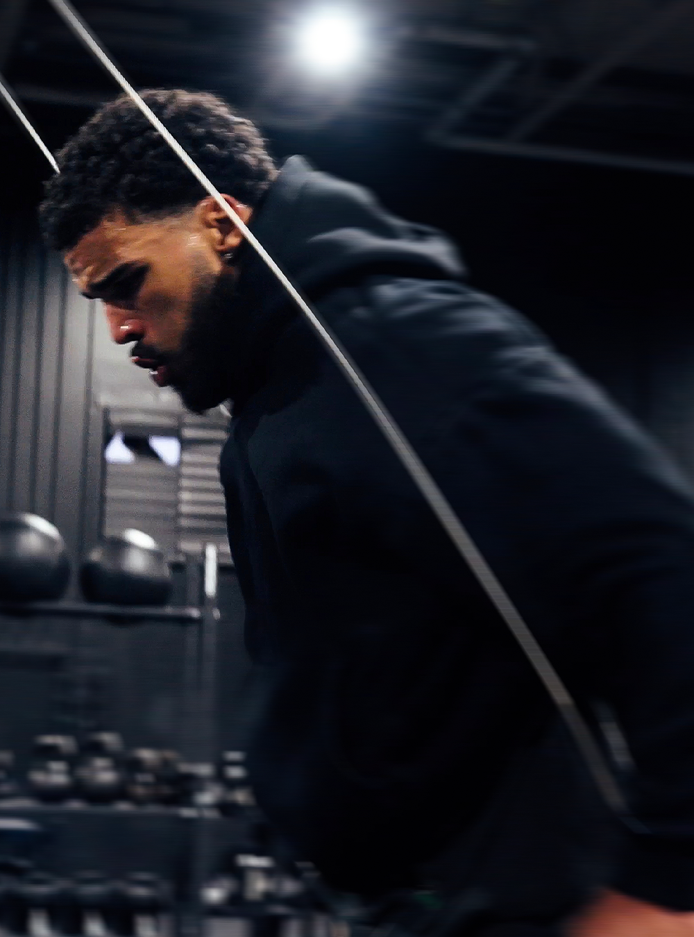 Pro Boxer Cody Davis working out ahead of his upcoming debut