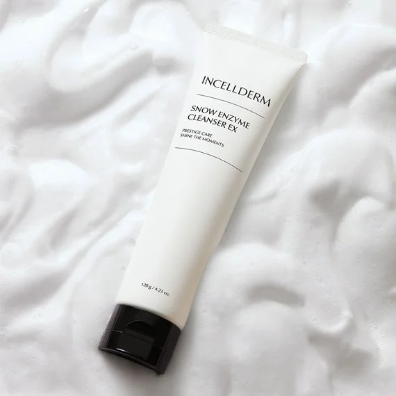 Korean skincare Snow Enzyme Cleanser EX with natural fruit enzymes for smooth, refreshed skin