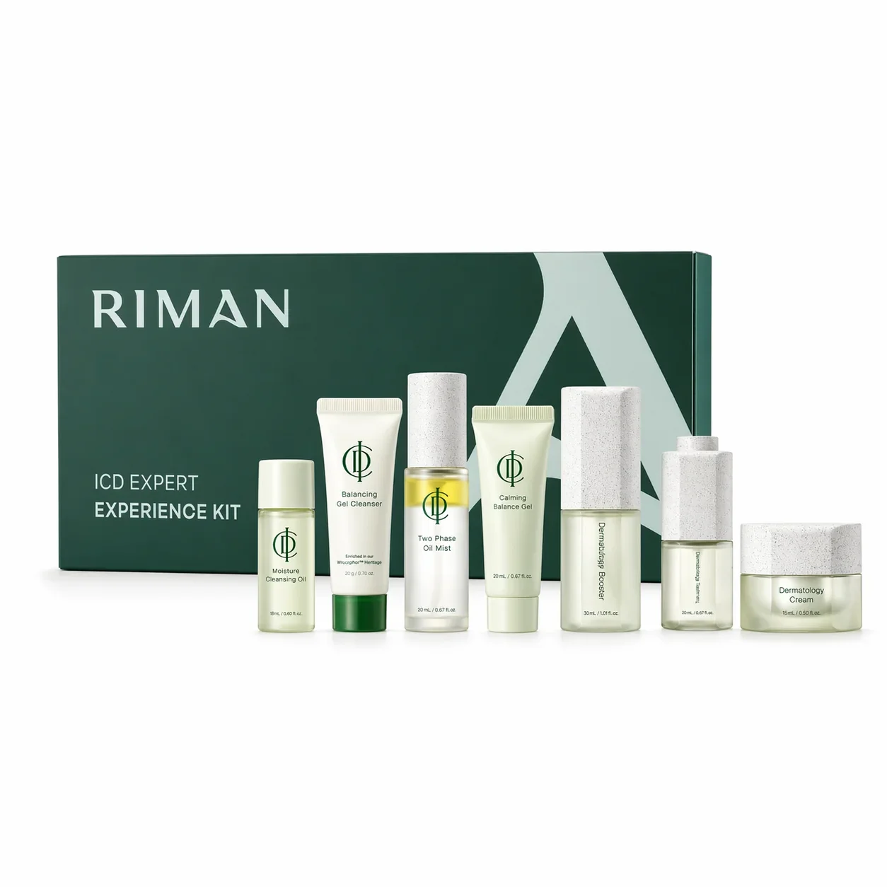 RIMAN Expert Skincare Experience  Travel  Kit – 7 pcs Essentials