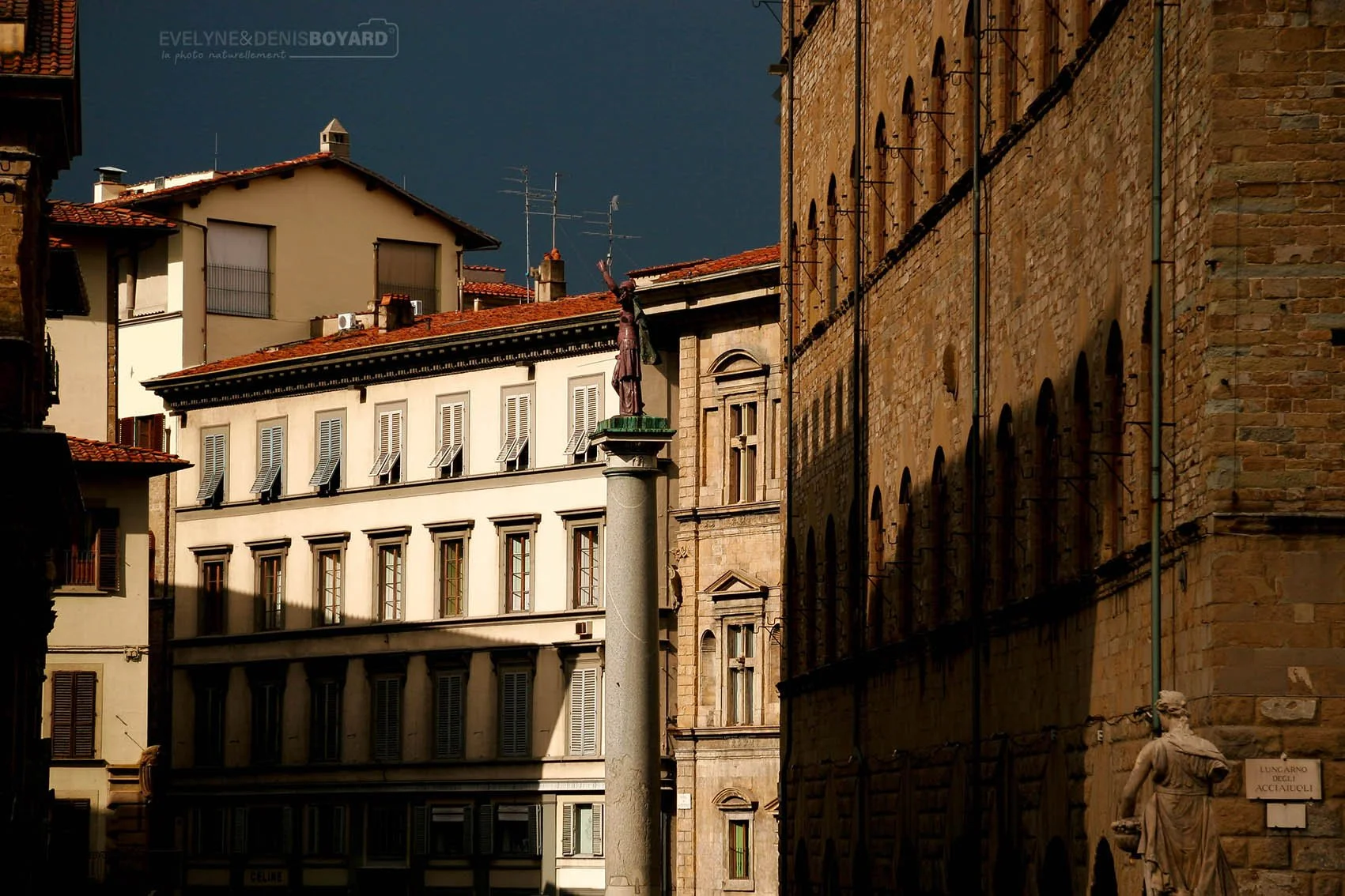 Lumière d'orage à Florence.