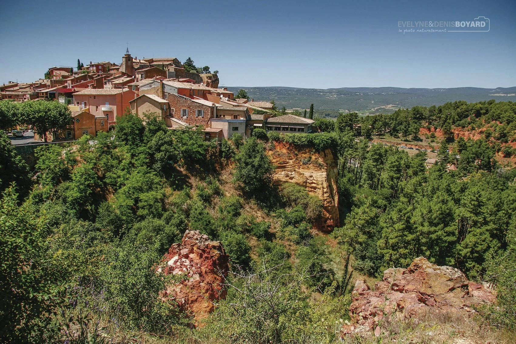 Village de Roussillon, Luberon, Vaucluse.