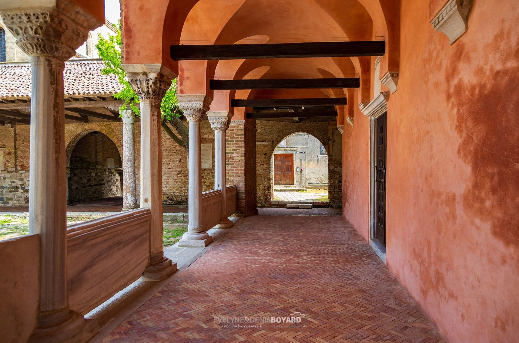 Dans l'église de Santa Fosca à Torcello.
