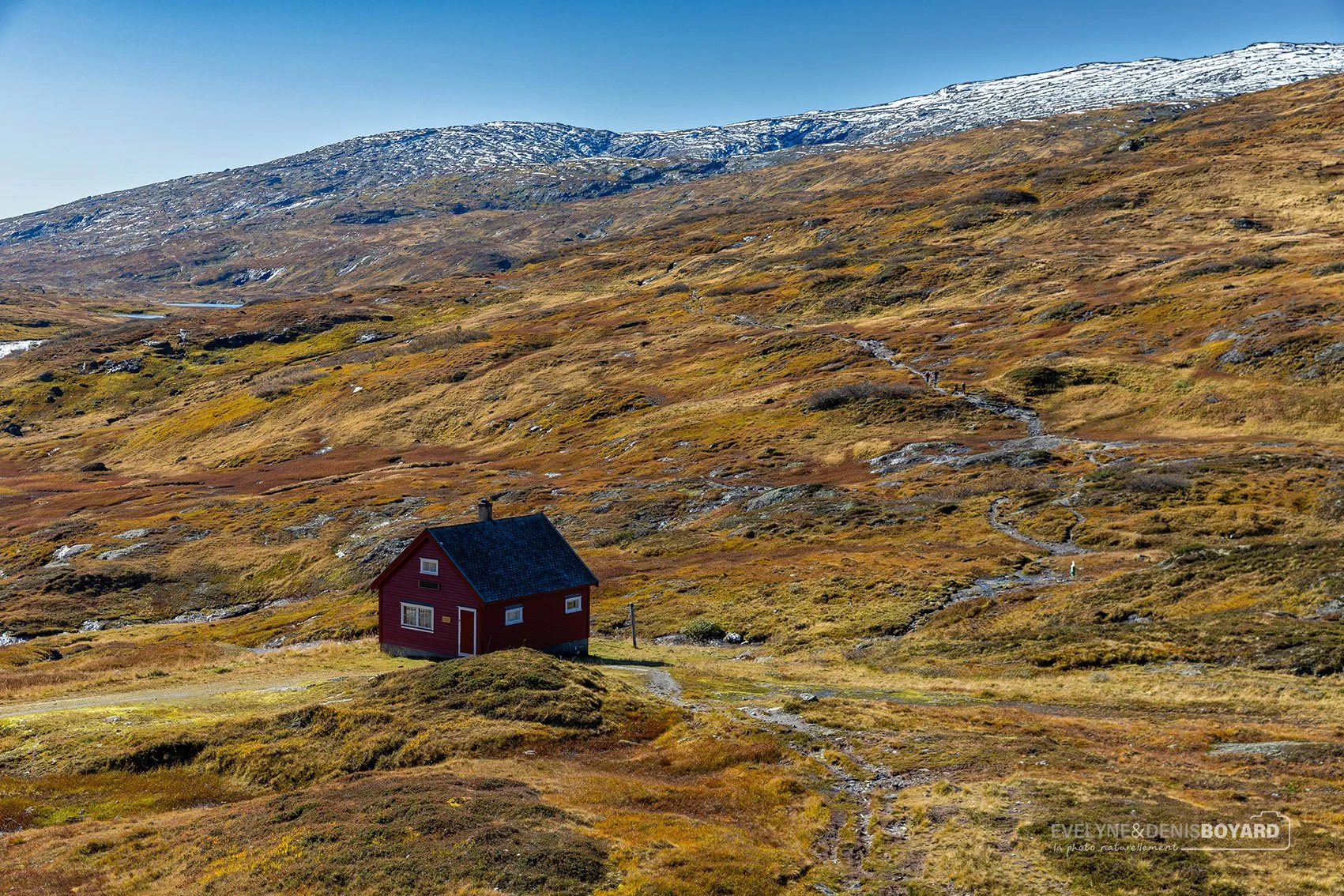 Refuge dans la région du Sognefjord.