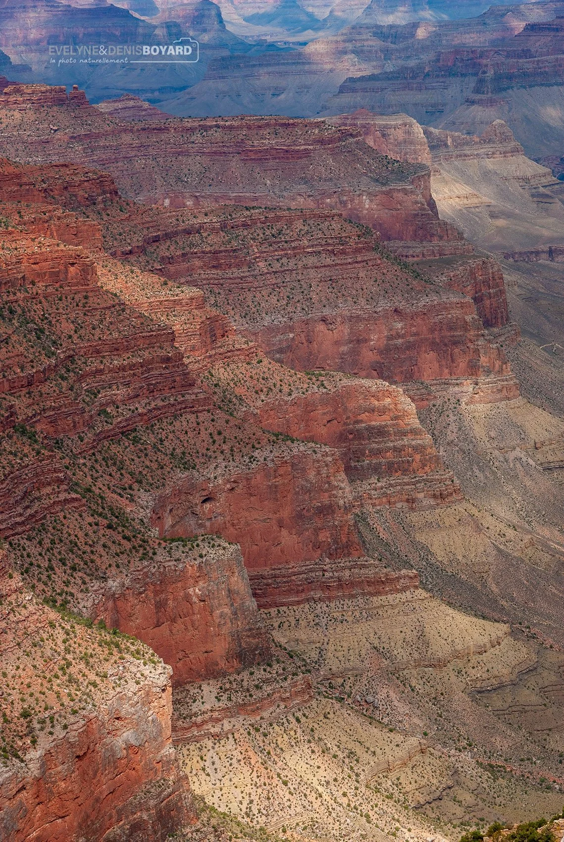 Jeu de lumières dans le Grand Canyon.