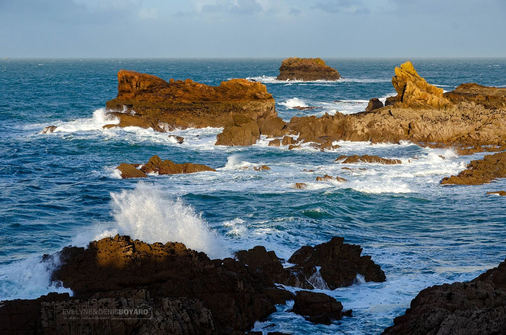 Côte sauvage près de Primel-Trégastel (Finistère).