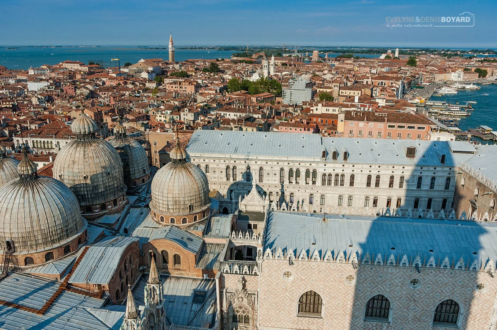 Venise photographiée depuis le campanile de Saint-Marc.