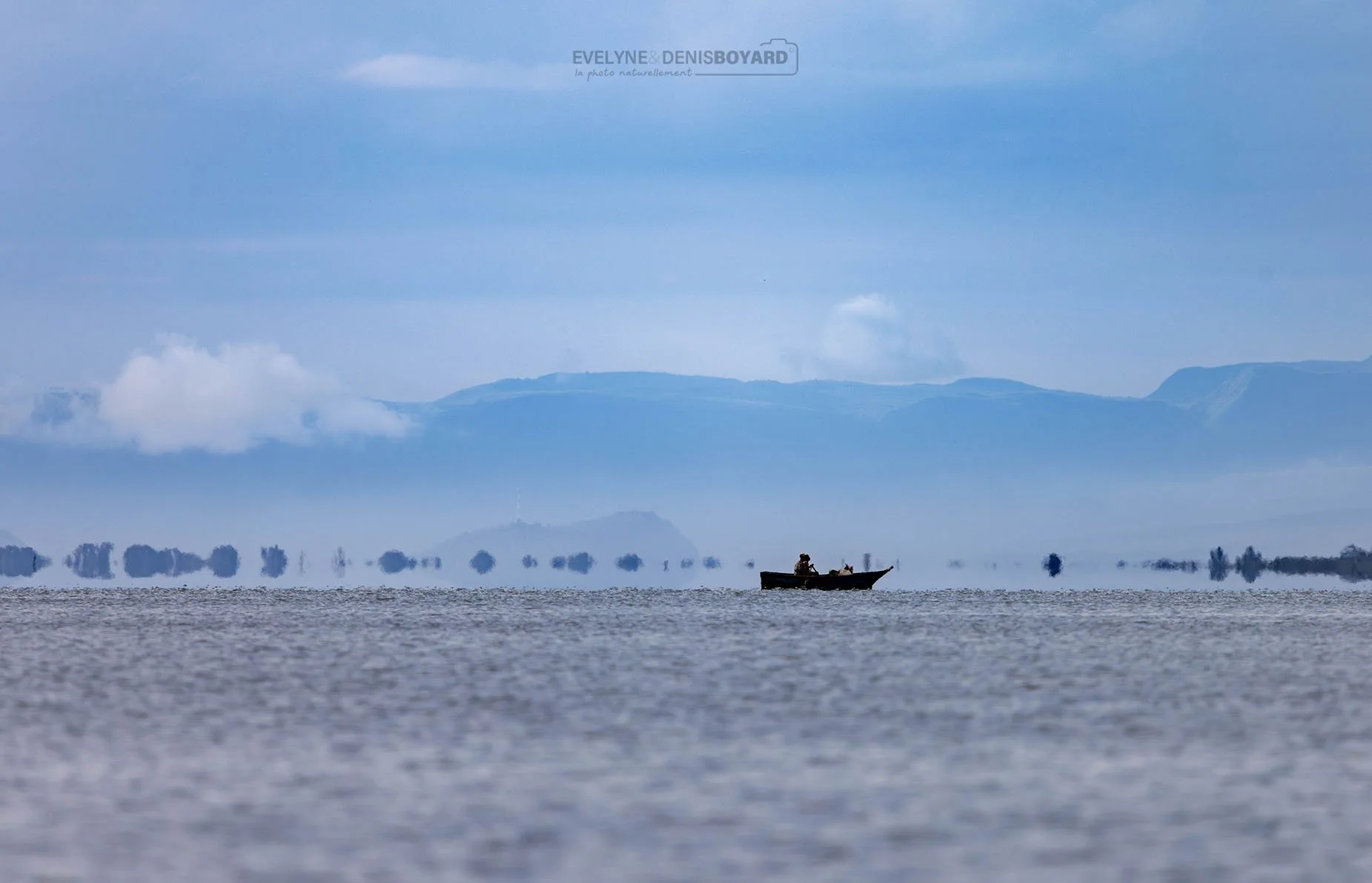 Pêcheur sur le lac Baringo.