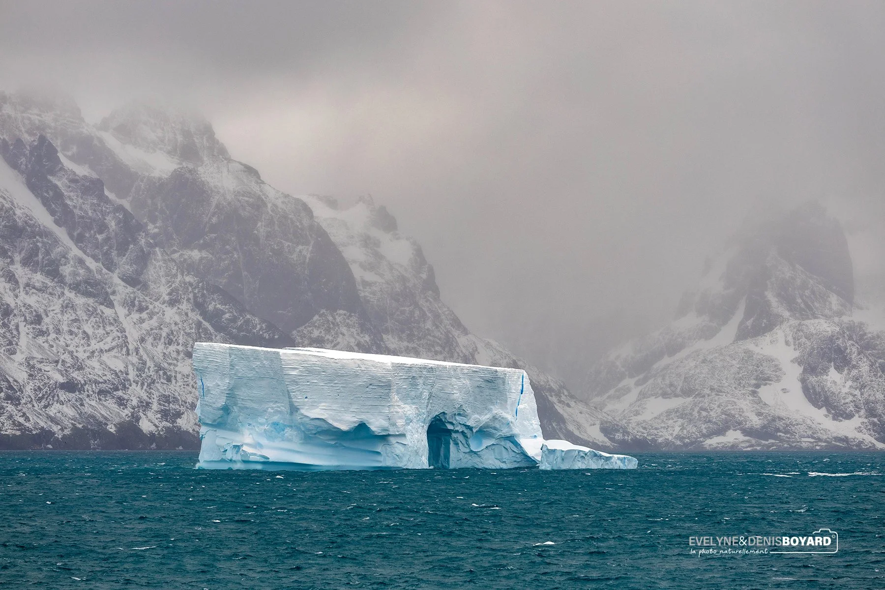 Ciel chargé à Drygalski Fjord.