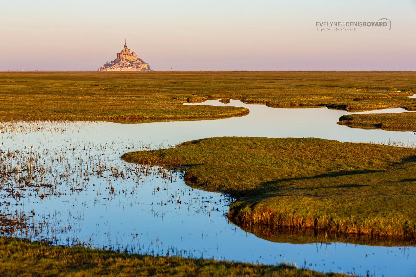 Baie de Mont-saint-Michel (Manche).