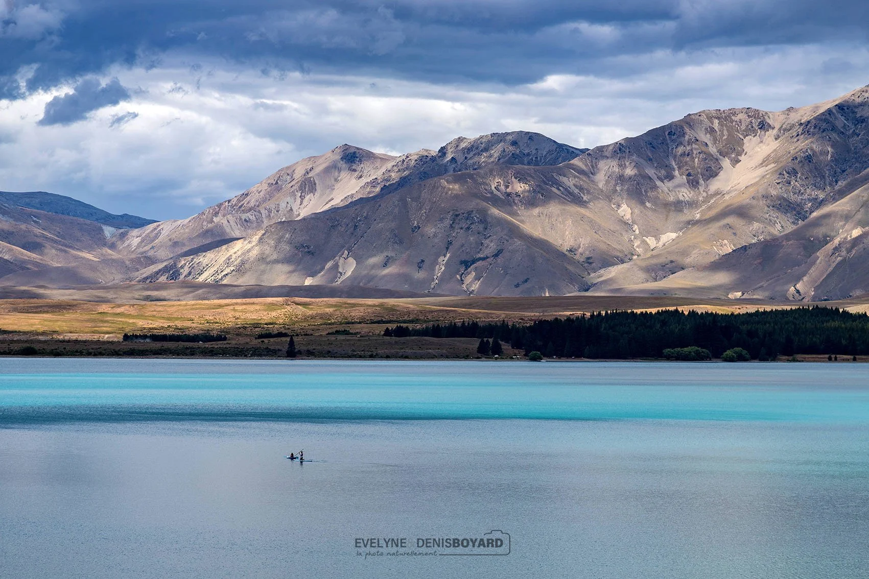 Paddle sur le lac Tekapo.