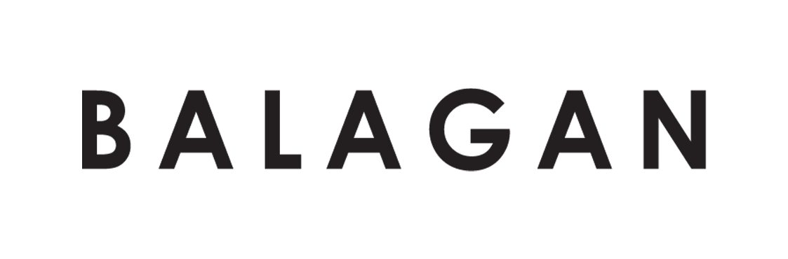 Balagan logo in black text on a white background