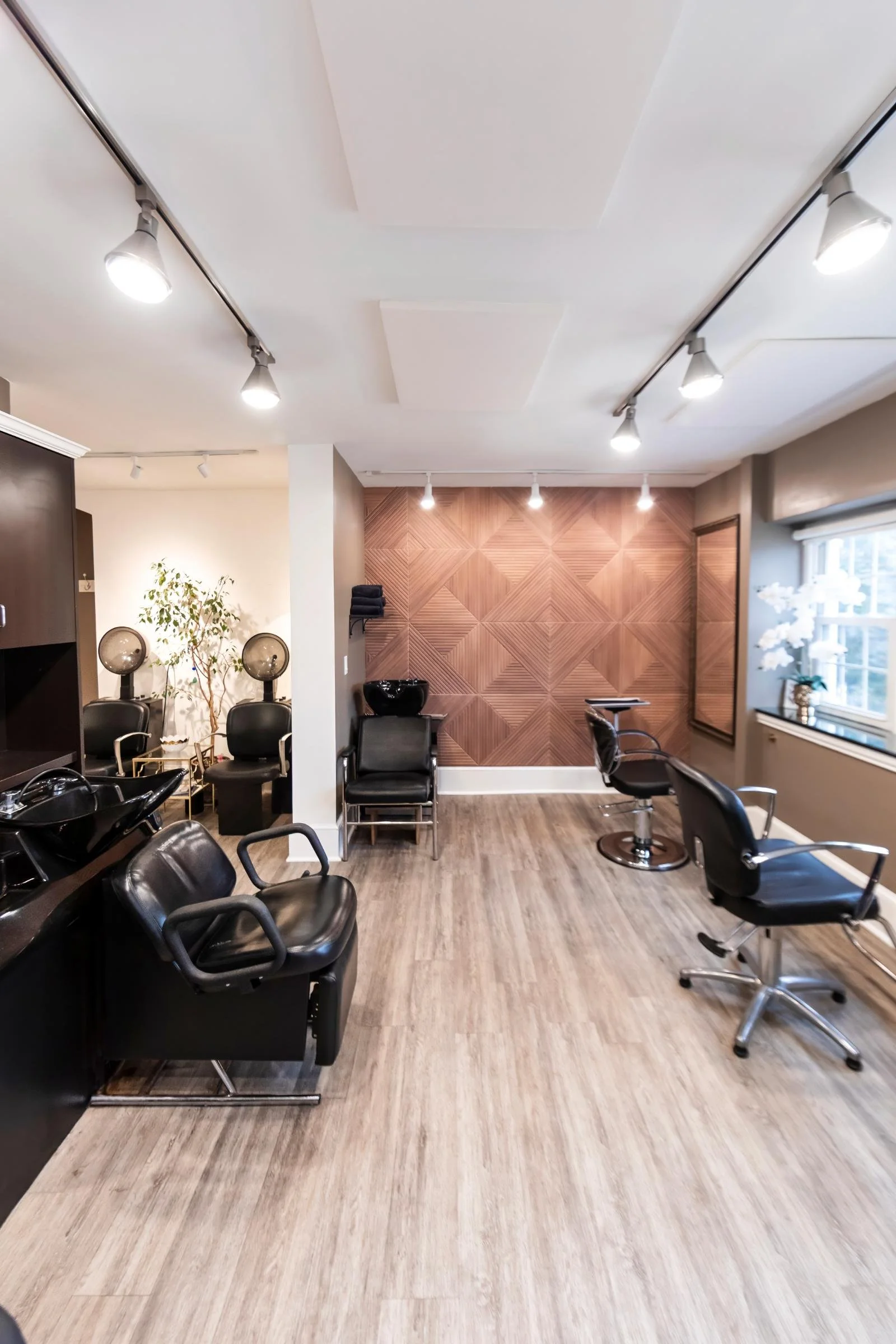 Art & Alchemy Hair Lounge interior — boutique hair salon in Newtown Square, PA