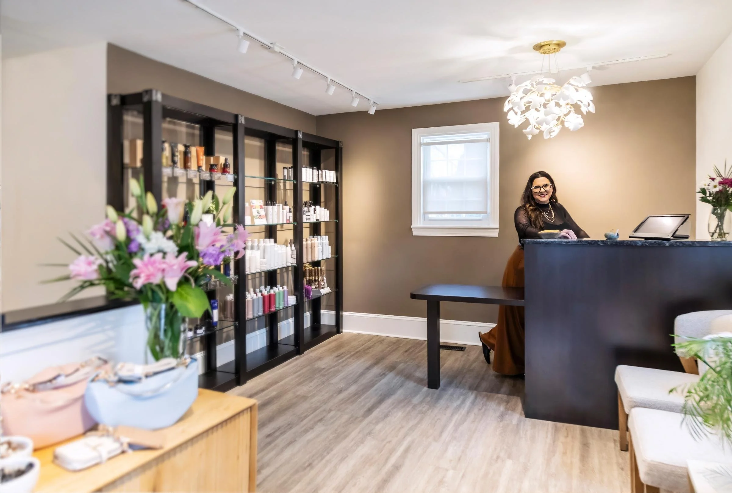 Art & Alchemy Hair Lounge hair products at boutique hair salon in Newtown Square, PA