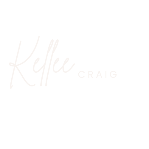 Kellie Craig logo with handwritten-style text and a black background.