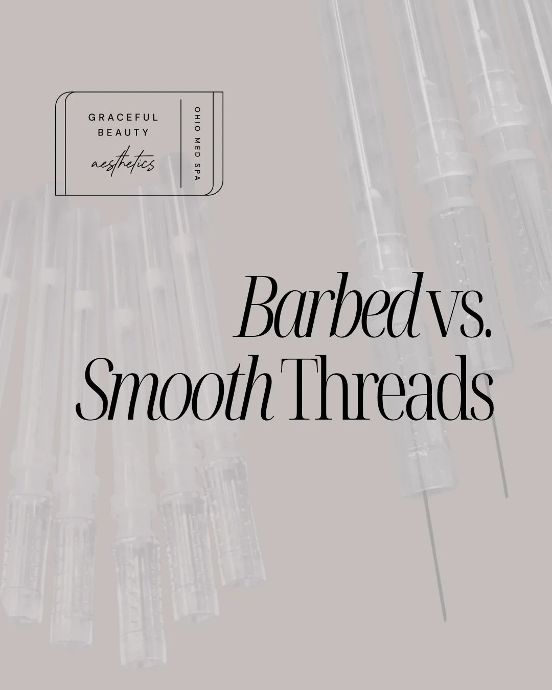 ✨ Barbed or smooth PDO threads&hellip; which is right for you? Let&rsquo;s break it down.

💉 Barbed threads = lift + structure. Think repositioning sagging tissue, defining the jawline, and creating that immediate lifted look while collagen builds o