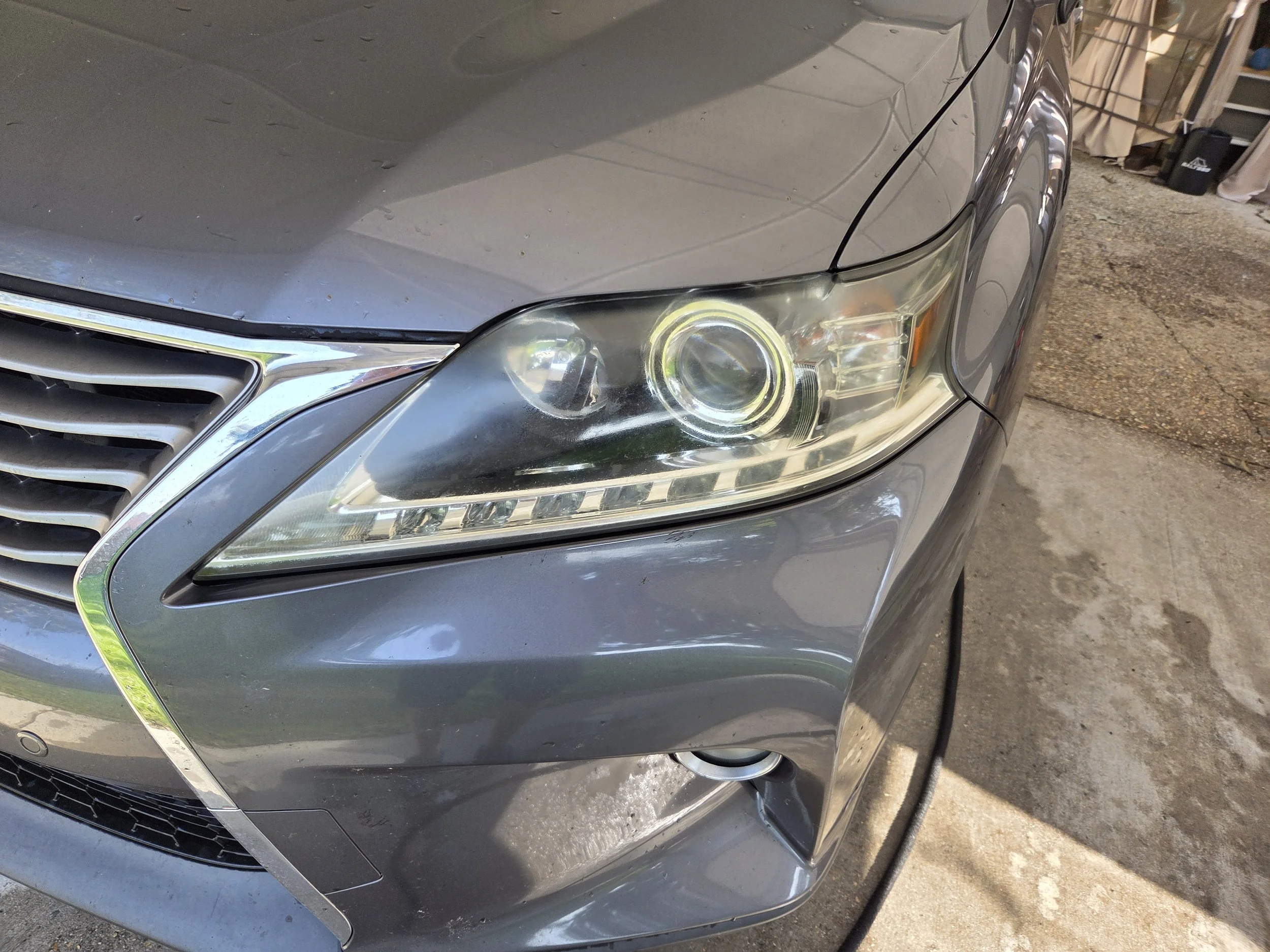 After headlight restoration.