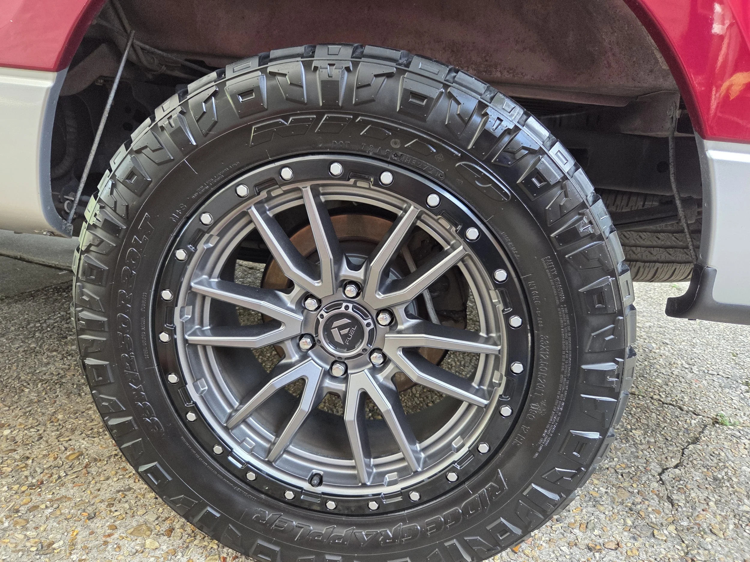 After tire detailing.