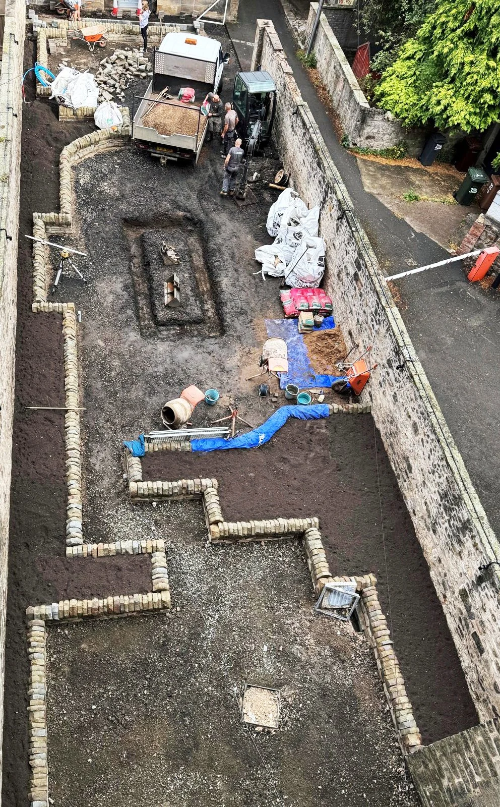 Garden build, Edinburgh