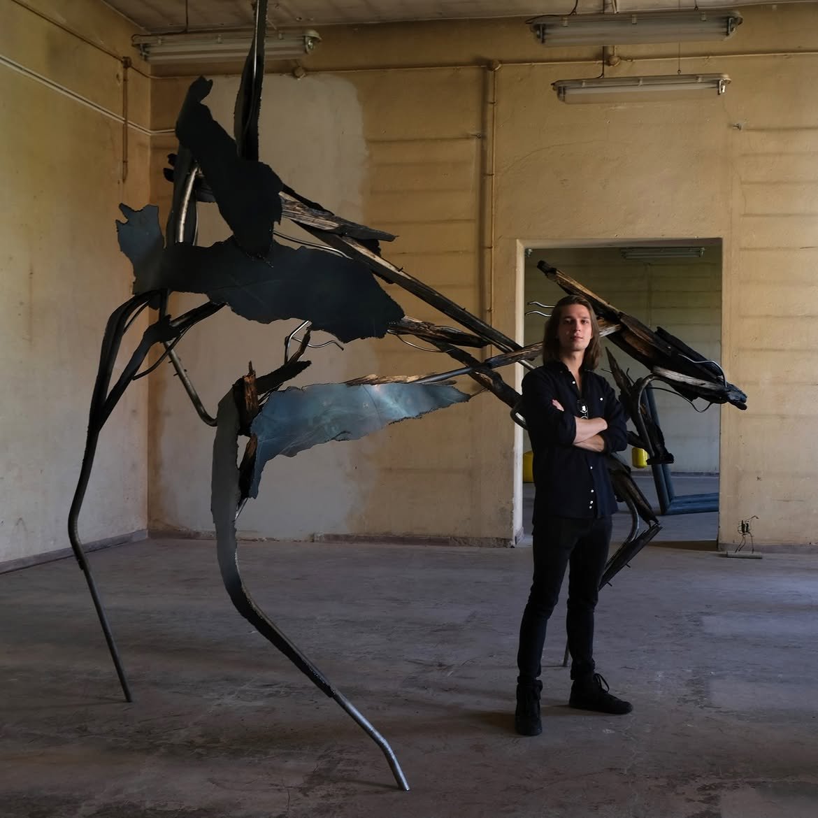 #art #sculpture #contemporarysculpture #steel #welding #woodcraft #abstractart #expressionism #a.jpg