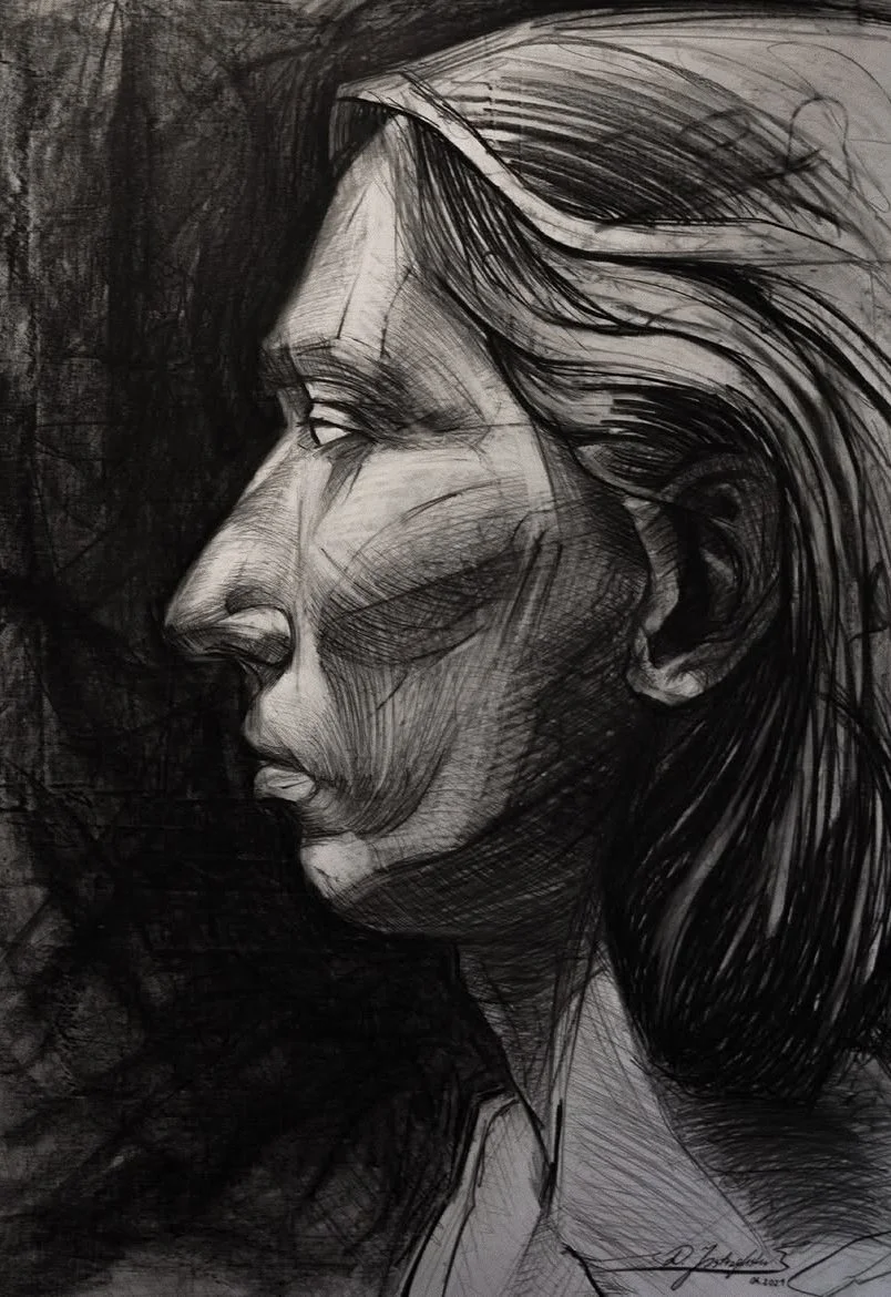 Selfportrait | pencil drawing