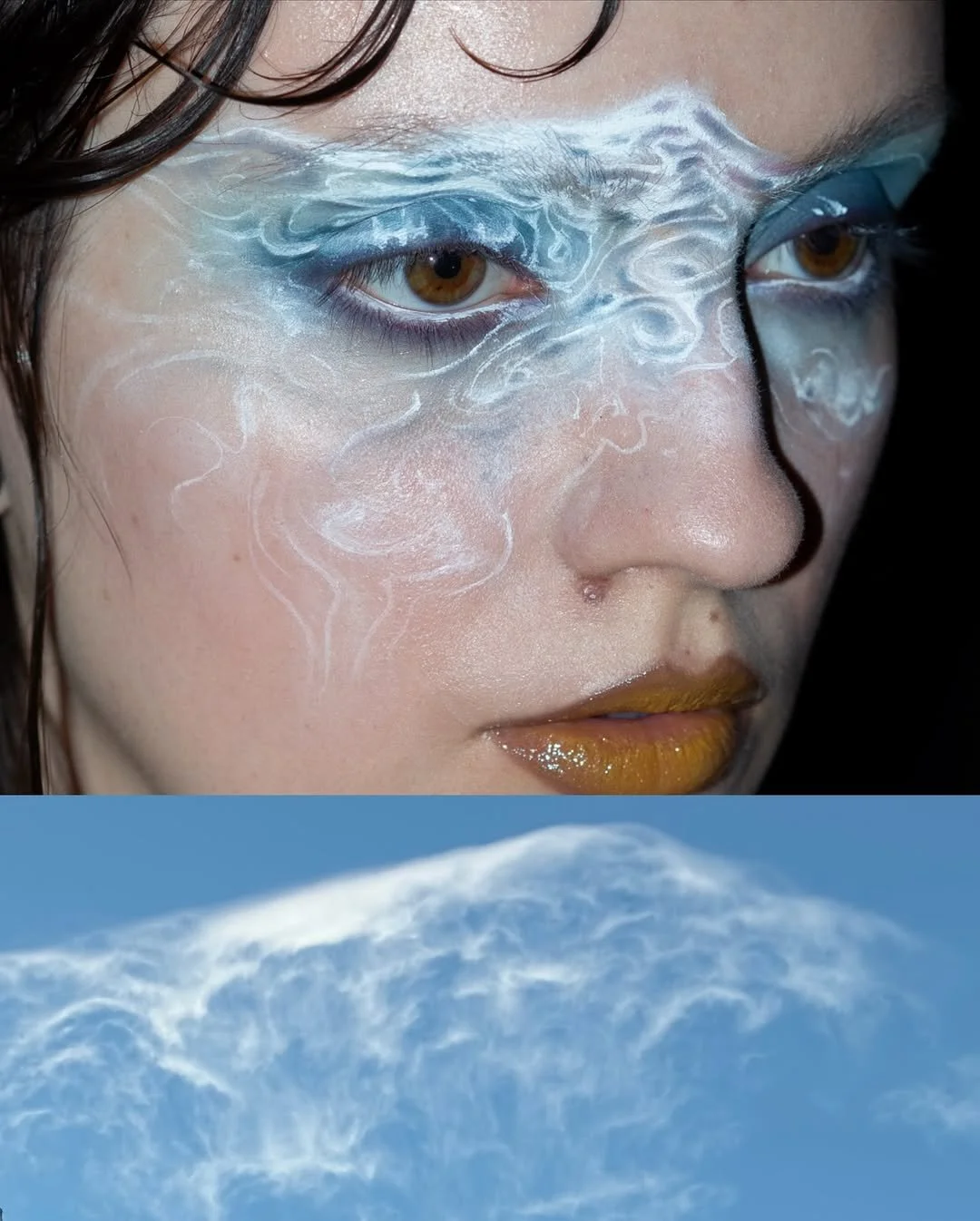 Cloud pretending to be a mountain 🏔️ “Face from nature” series .A cloud drifting above Kościele.jpg