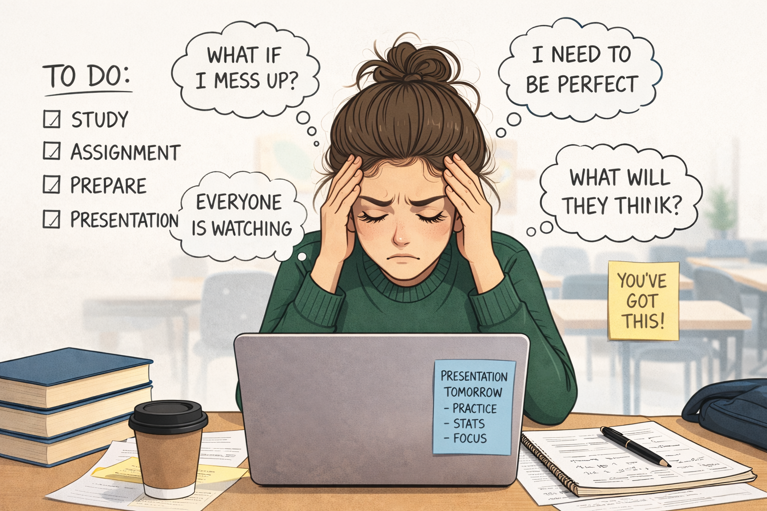 Performance Anxiety at Work or School: Why It Happens and How to Manage It