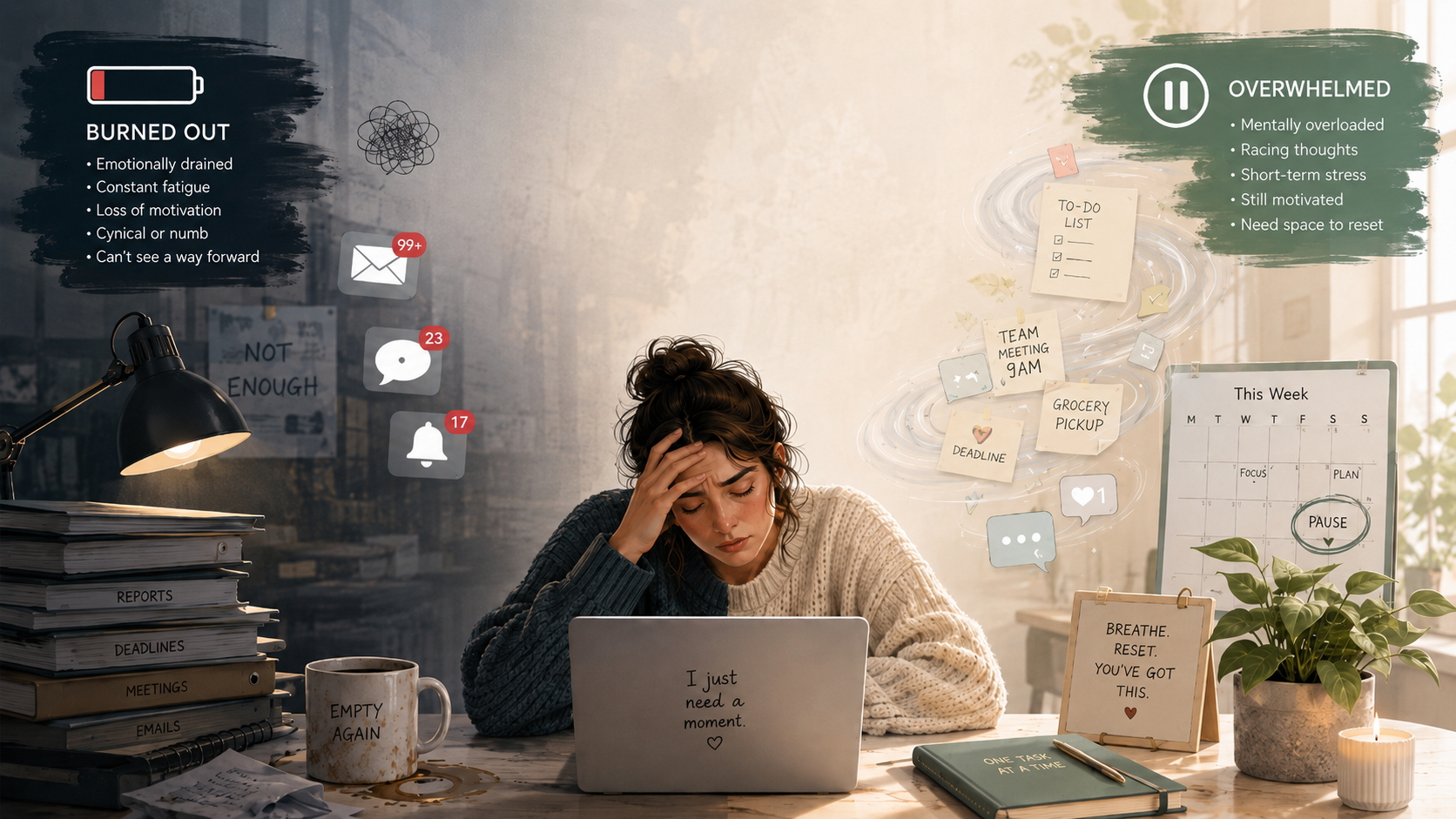 Am I Burnt Out or Just Overwhelmed? Signs You Need to Slow Down