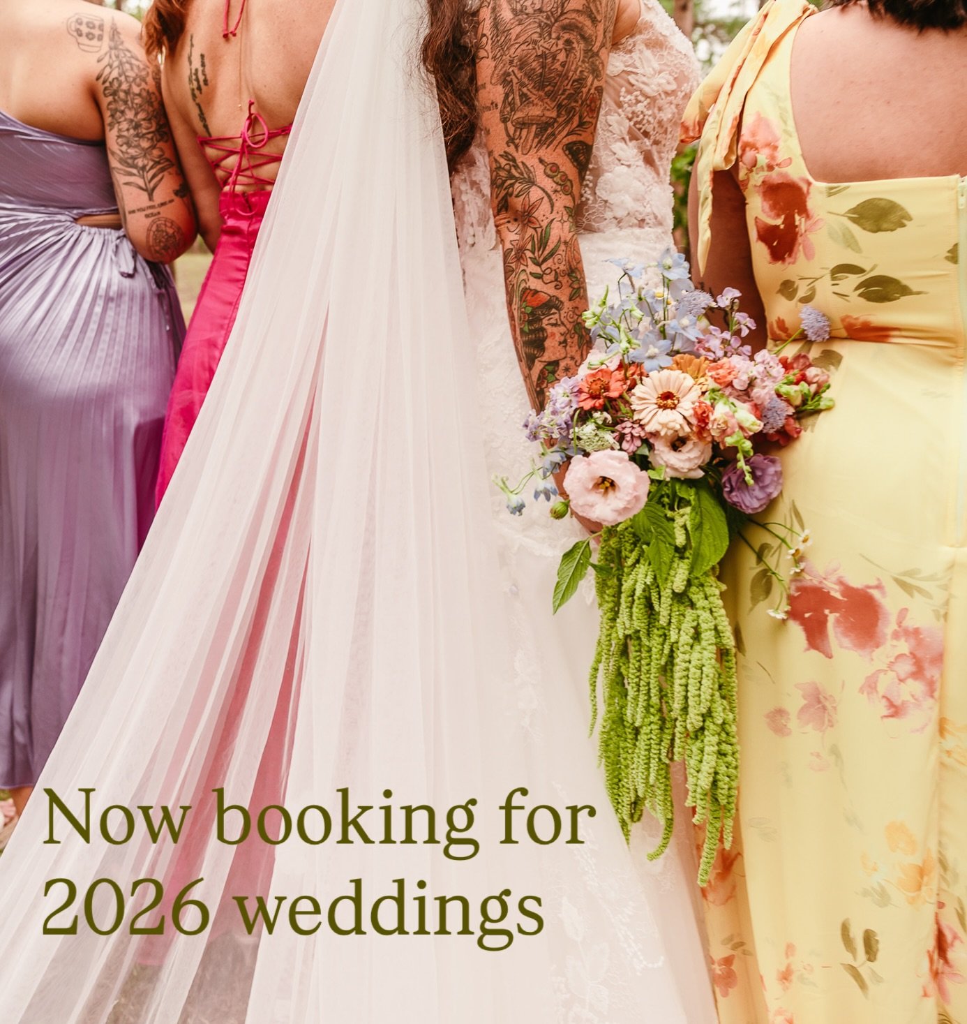 Our books are now open for 2026 weddings! Link in bio for our website that has a general overview of what we offer and transparent pricing so that you can plan within your personal budget 🌸 
.
.
.
.
.
.
.
.
.
.
#coloradospringswedding #coloradoweddi