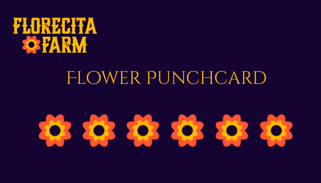 Flower Subscription Punchcard