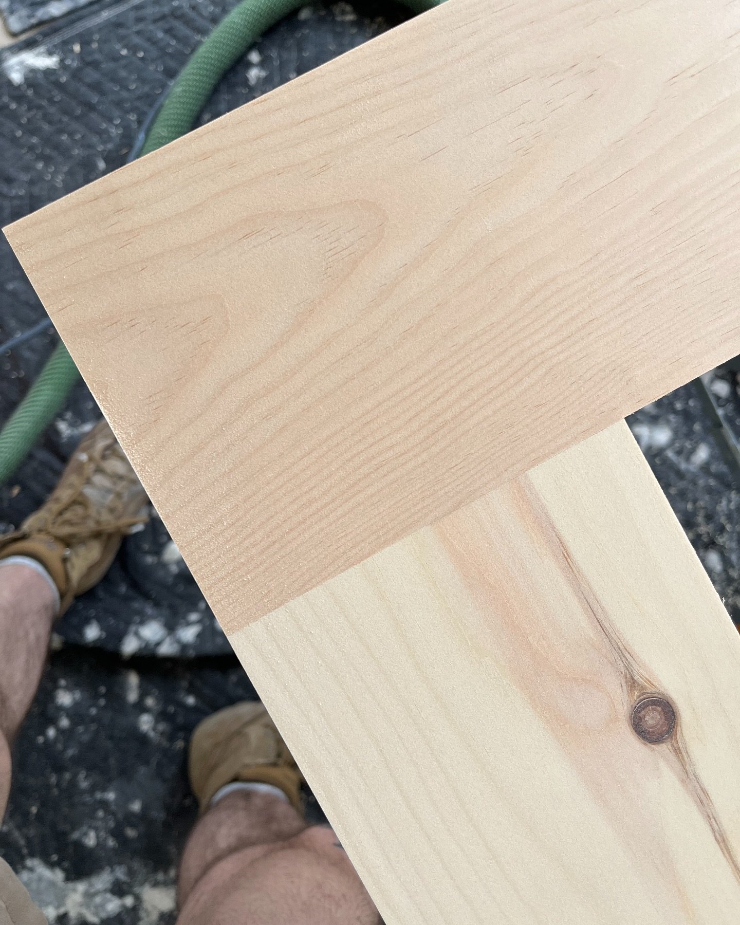 Crispy exterior trim joinery. Dominoes, titebond 3, and pocket screws.