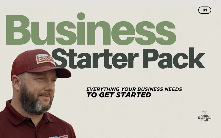 This affordable Starter Pack is the content your business needs to get started.
&nbsp;
The starter pack includes a professional Marketing Framework to guide your strategy, a polished 1-2 minute Branding Film, and 10 high-quality photos of your busine