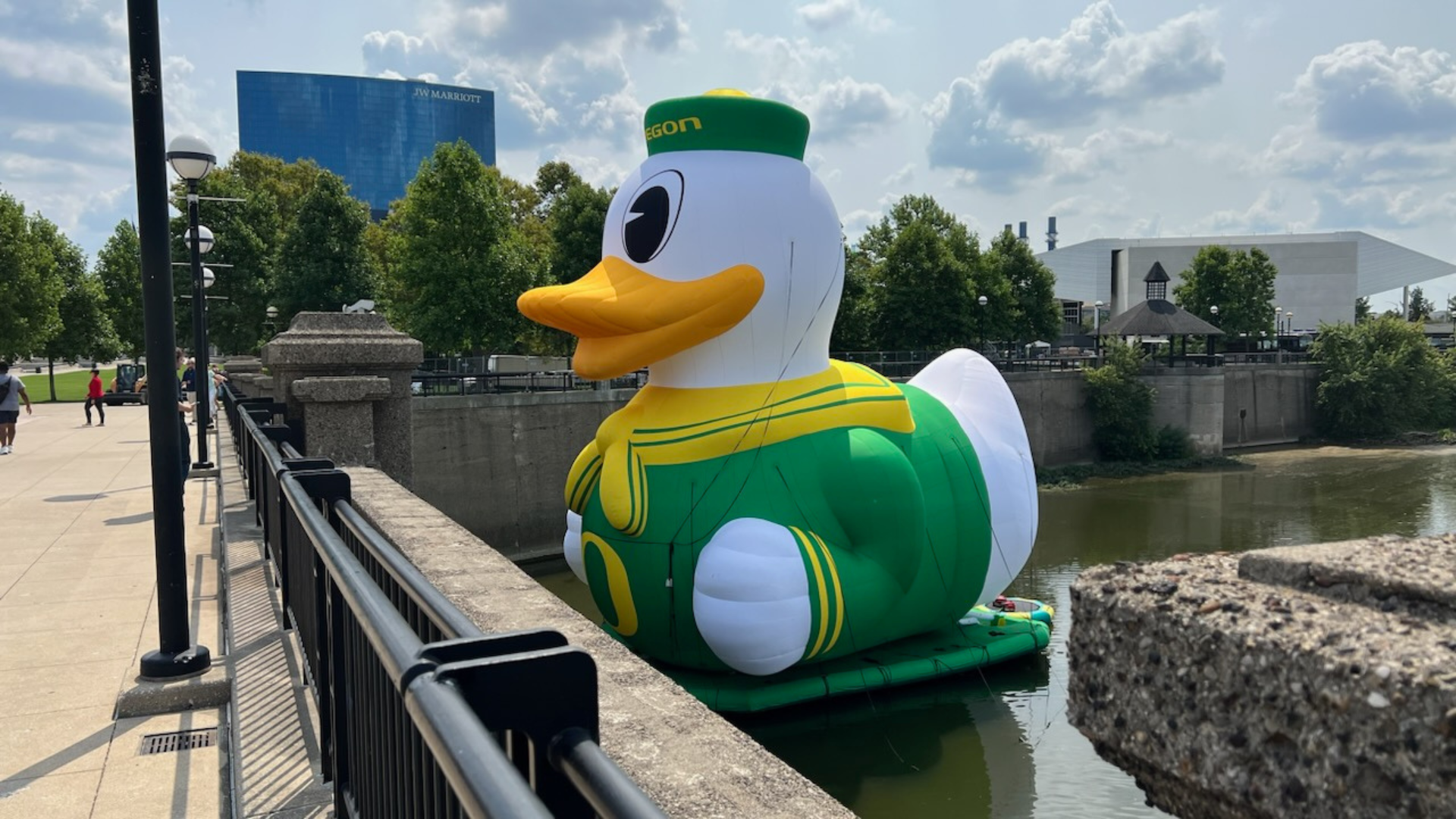 50' Inflatable University of Oregon Rubber Duck — BIGGER THAN LIFE
