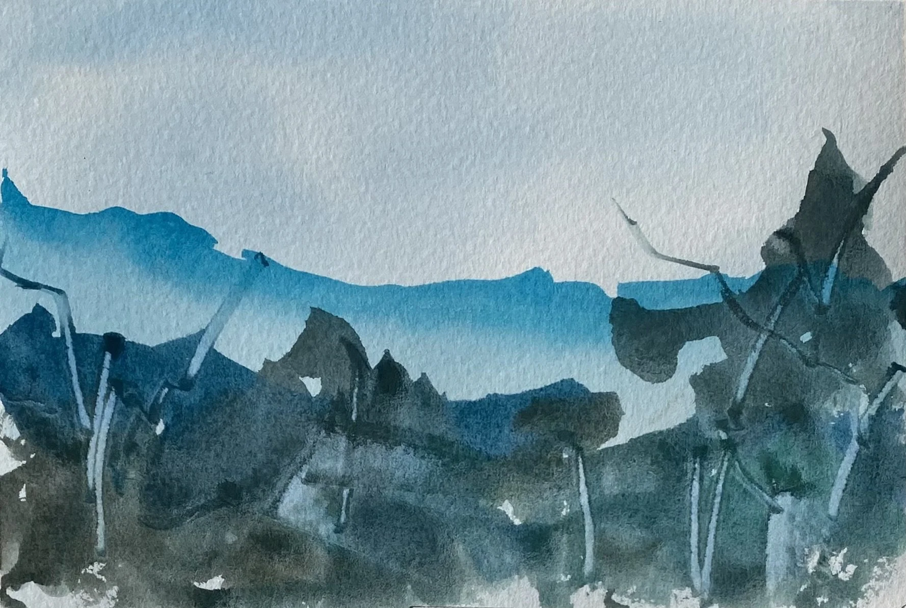 Landscape Study 1 | 4.5"x7.75"