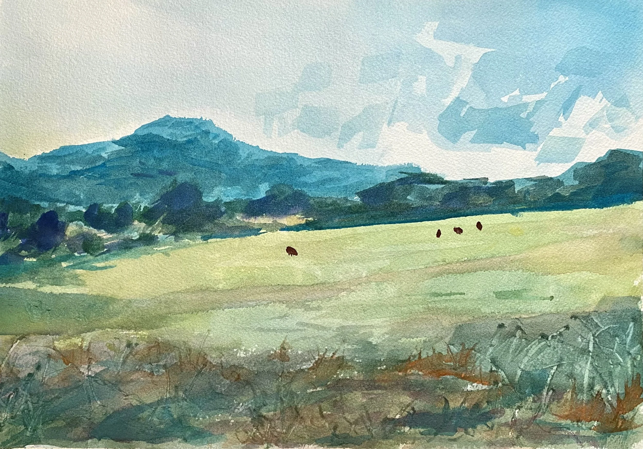 France Study 1 | 10"x14"