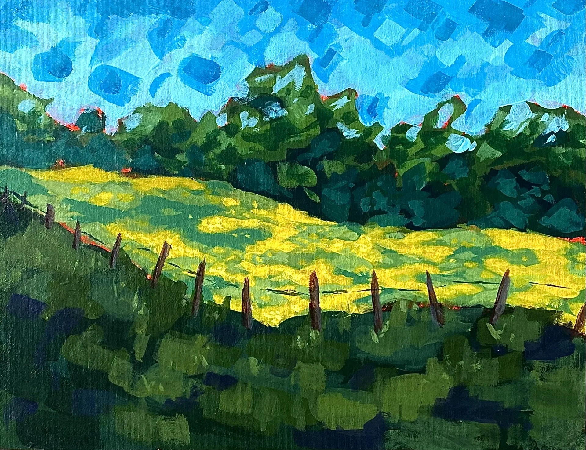 Through the Delta | 7"x9"