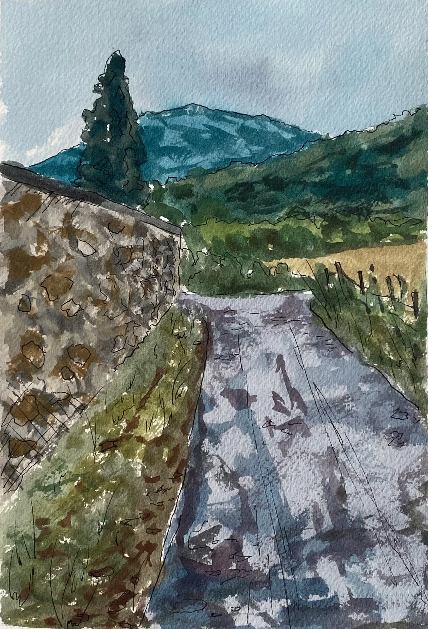 Evening Walk | 6.5"x9.75"