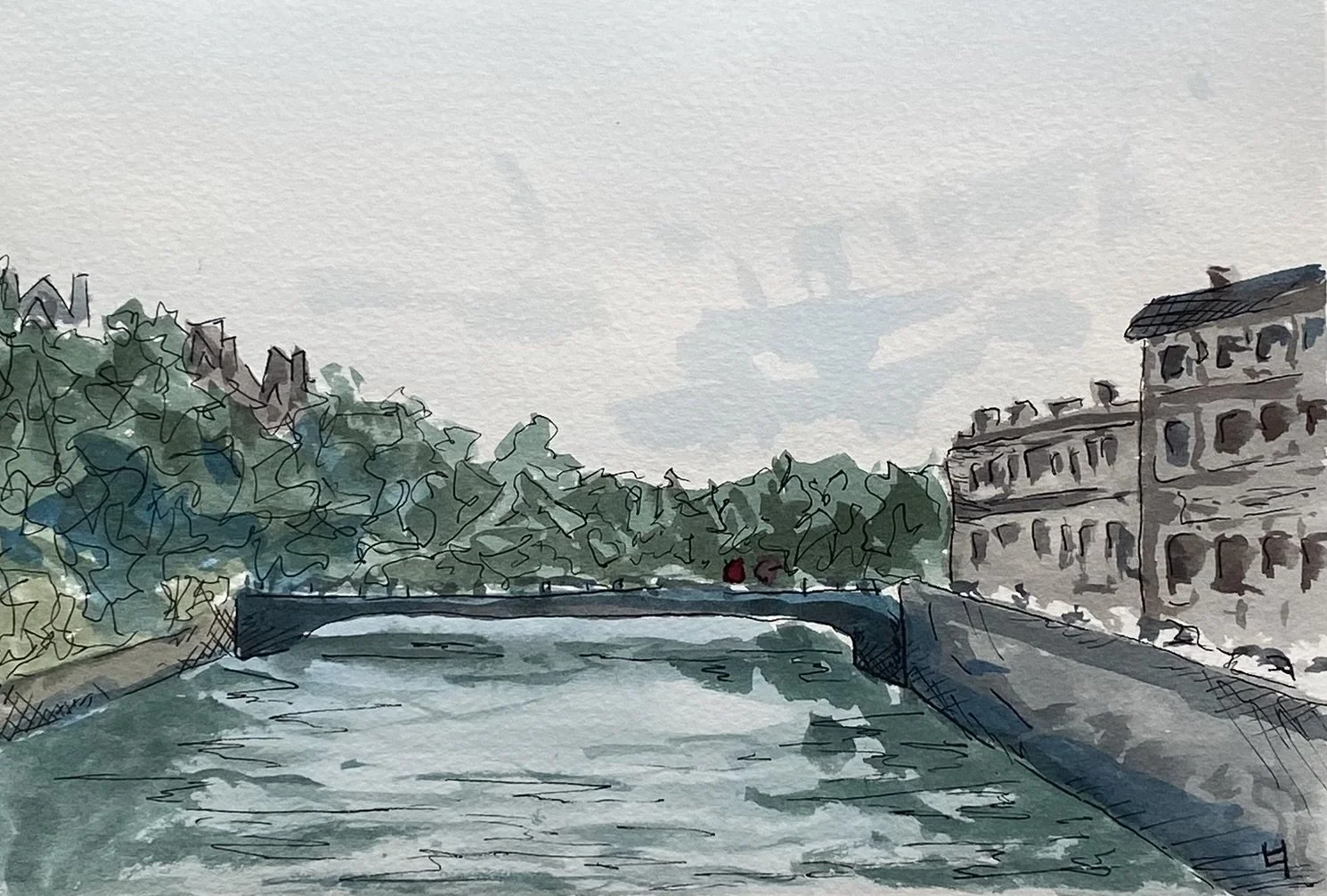 Homesick | 6.5"x9.75"