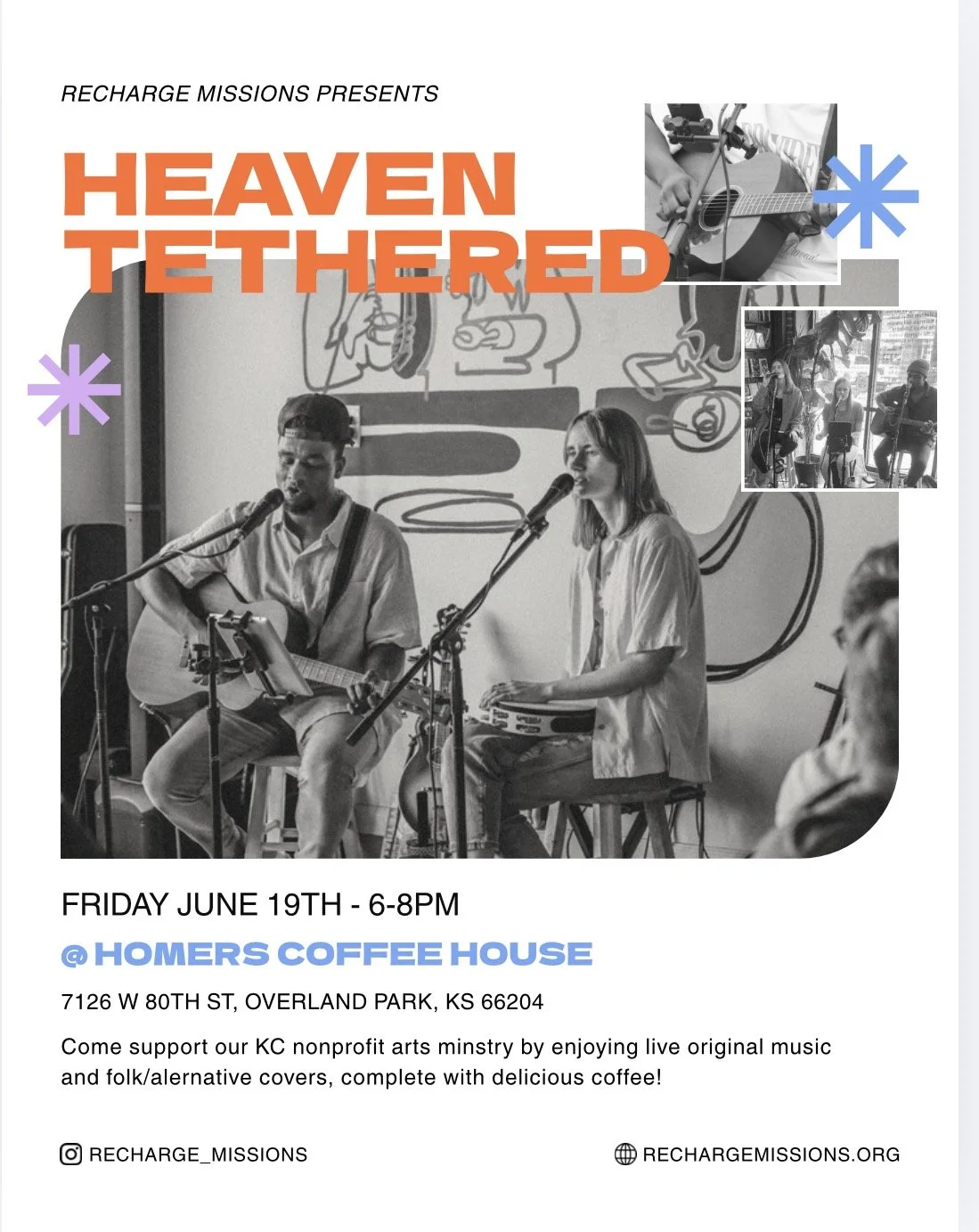 Heaven Tethered Show @ Homers Coffee House