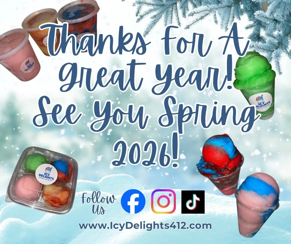 We are closed for the season! 
It was a delight sharing our Premium Philly Water Ice with you! 🩵💙

We&rsquo;re excited for next year and wish you all a warm and wonderful winter. ❄️ ⛄️ 

See you in spring 2026! 🍧🍧🥶🥶

Book your events early for 
