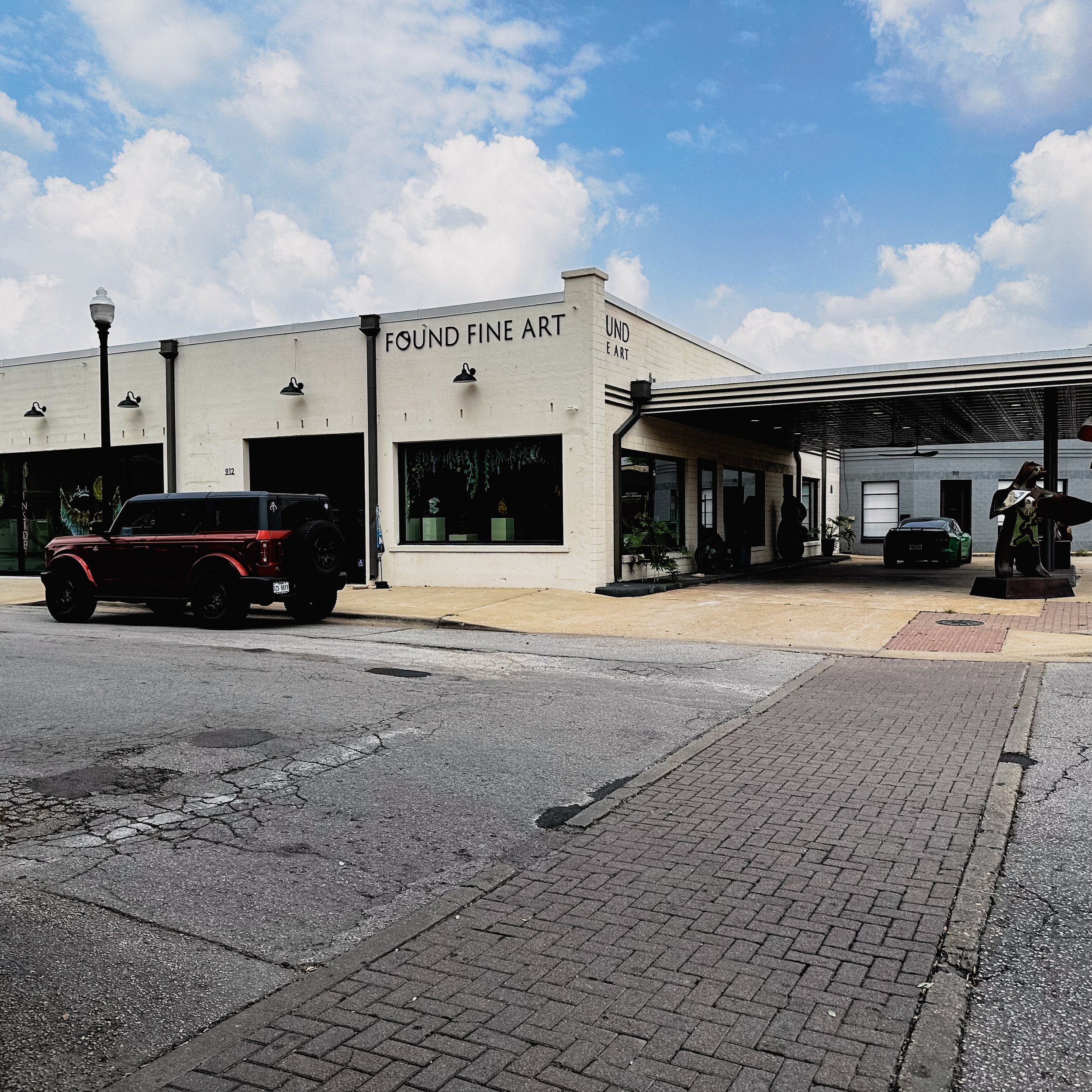 Located in the heart of historic downtown Bastrop, TX, "Found Fine Art" is a prime example of Experiential Design.
